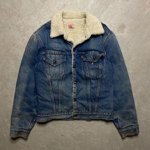 Vintage 1990’s Levi’s Denim Sherpa Jacket